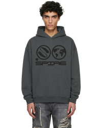 SPIRE FOUNDATION HW HOODIE — CHARCOAL