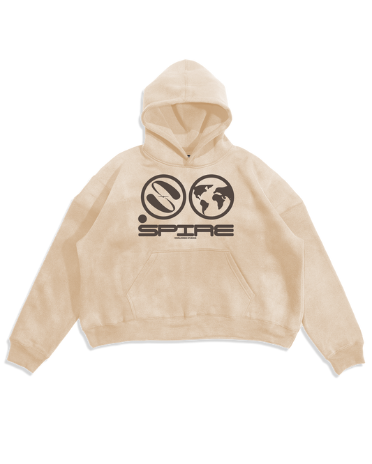 SPIRE FOUNDATION HW HOODIE — TAUPE