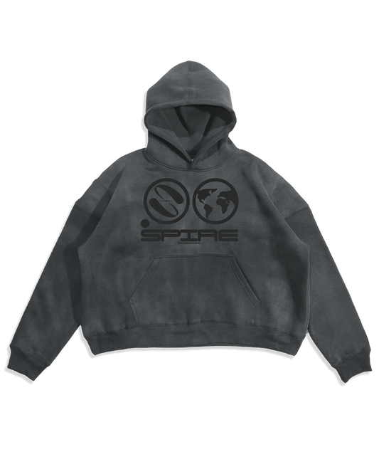 SPIRE FOUNDATION HW HOODIE — CHARCOAL