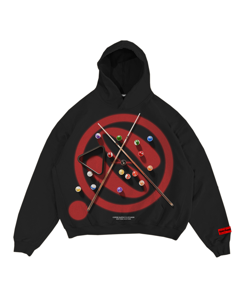 SPIRE "BILLARDS" HOODIE (ONYX)