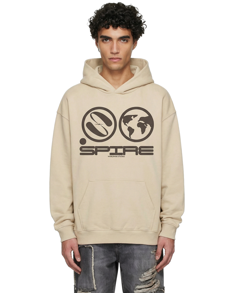 SPIRE FOUNDATION HW HOODIE — TAUPE