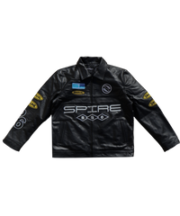 SPIRE "SAKI" LEATHER JACKET (ONYX)